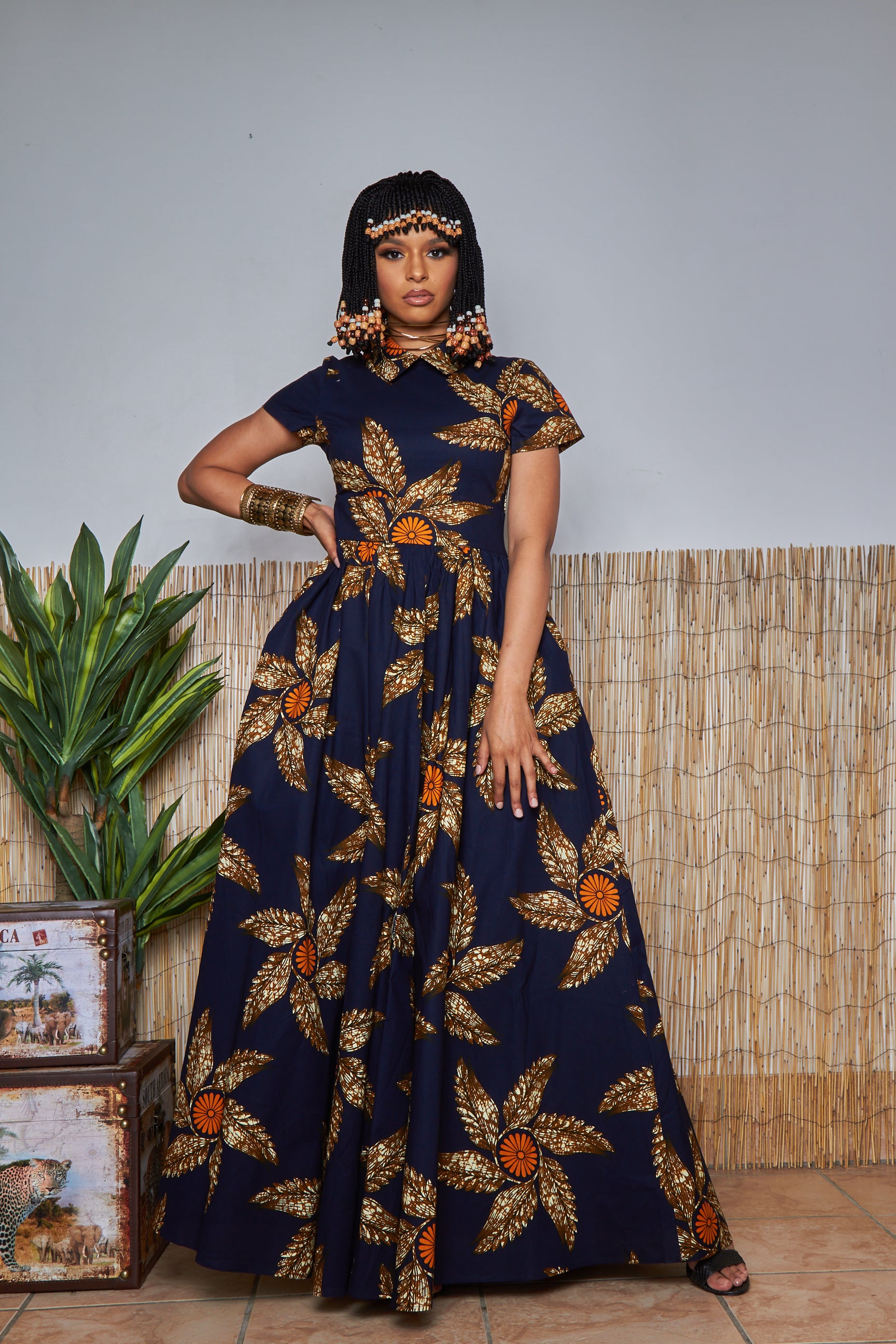 ROSE-VINTAGE MAXI DRESS | Rahyma